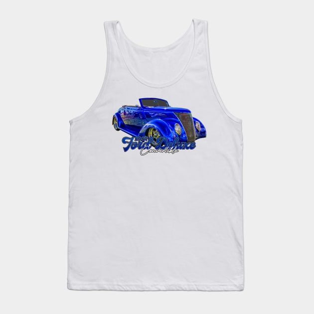 1937 Ford Deluxe Convertible Tank Top by Gestalt Imagery